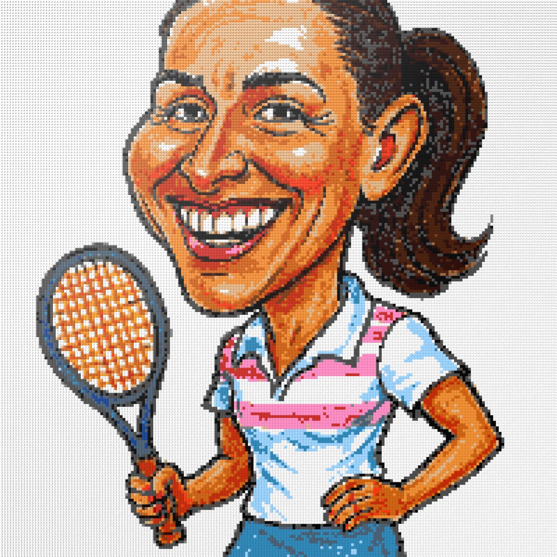 200*200studs, 160*160cm, 63*63inch