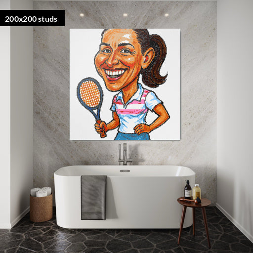 200*200studs, 160*160cm, 63*63inch