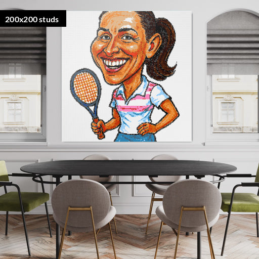 200*200studs, 160*160cm, 63*63inch