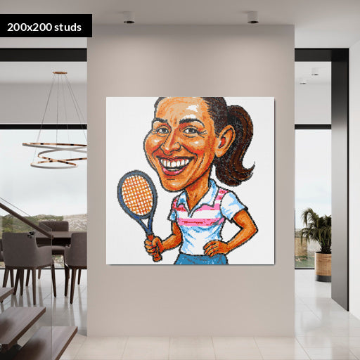 200*200studs, 160*160cm, 63*63inch