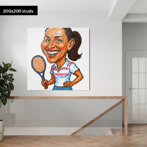 200*200studs, 160*160cm, 63*63inch