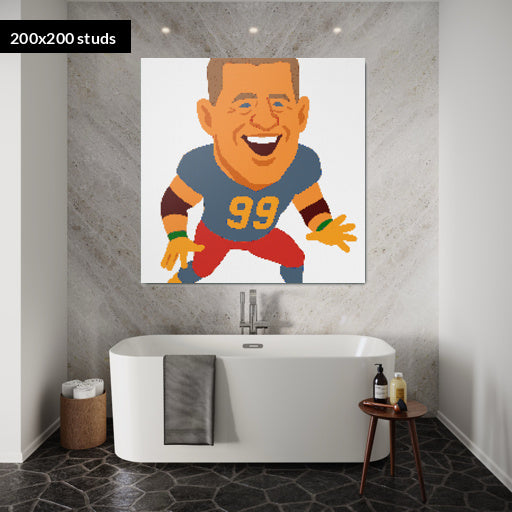 200*200studs, 160*160cm, 63*63inch