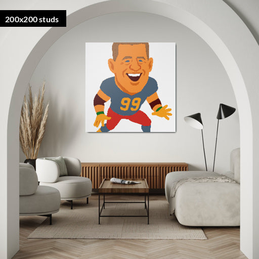 200*200studs, 160*160cm, 63*63inch
