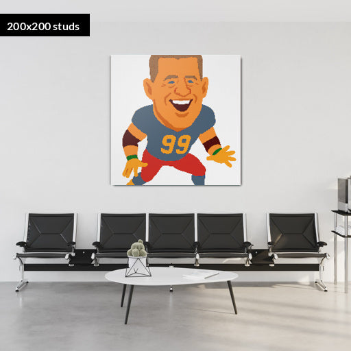 200*200studs, 160*160cm, 63*63inch