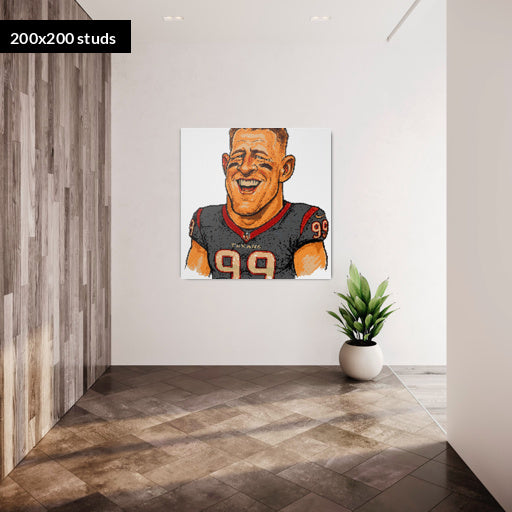 200*200studs, 160*160cm, 63*63inch