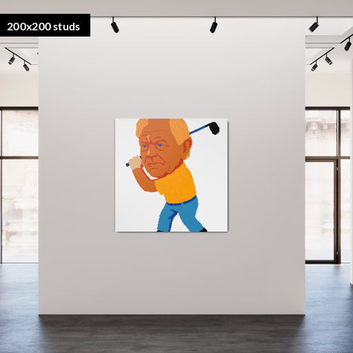 200*200studs, 160*160cm, 63*63inch