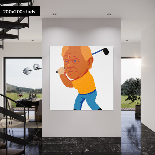 200*200studs, 160*160cm, 63*63inch