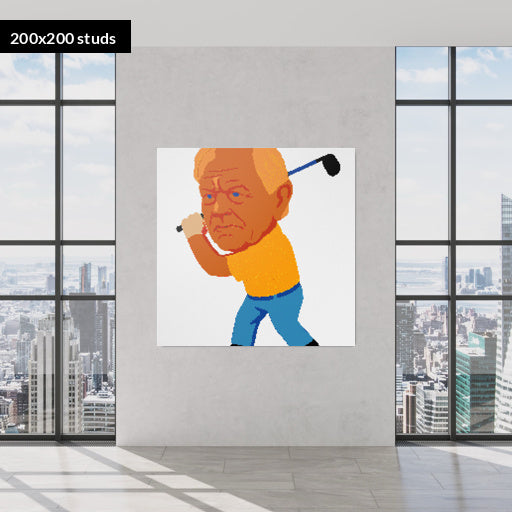 200*200studs, 160*160cm, 63*63inch