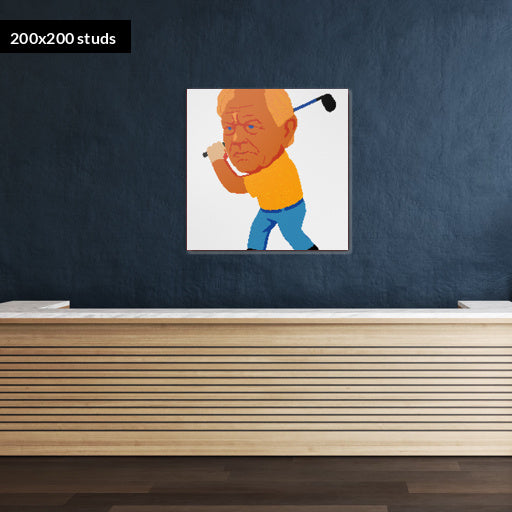 200*200studs, 160*160cm, 63*63inch