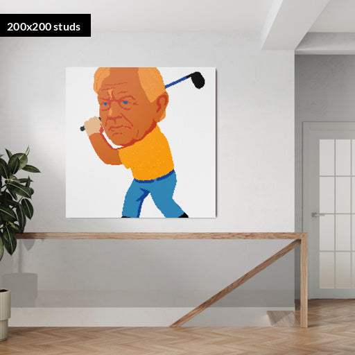 200*200studs, 160*160cm, 63*63inch