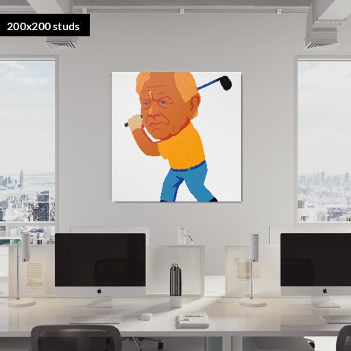 200*200studs, 160*160cm, 63*63inch