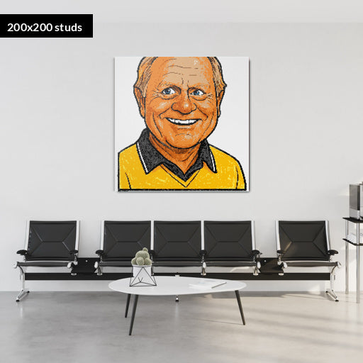 200*200studs, 160*160cm, 63*63inch