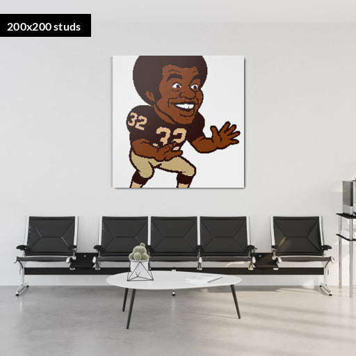 200*200studs, 160*160cm, 63*63inch