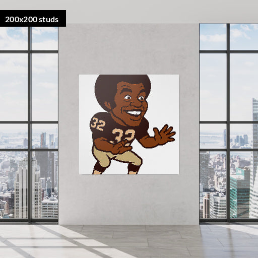 200*200studs, 160*160cm, 63*63inch