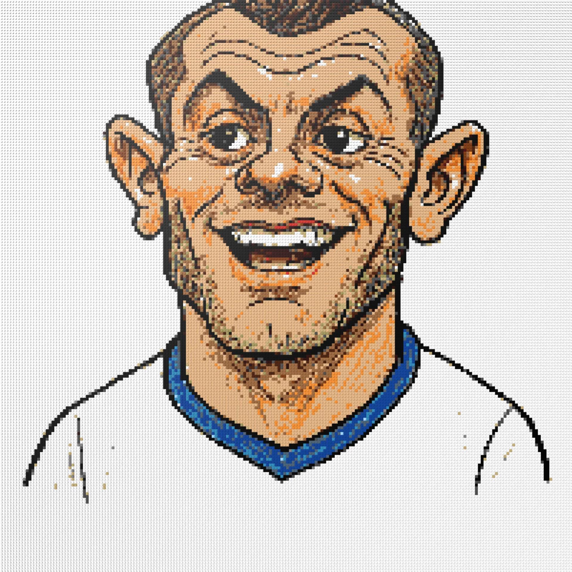 200*200studs, 160*160cm, 63*63inch