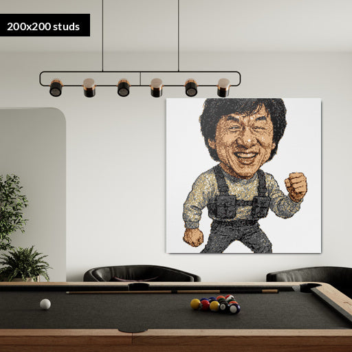 200*200studs, 160*160cm, 63*63inch