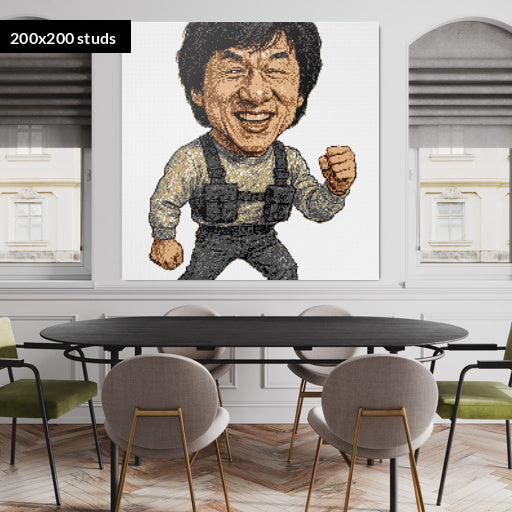 200*200studs, 160*160cm, 63*63inch