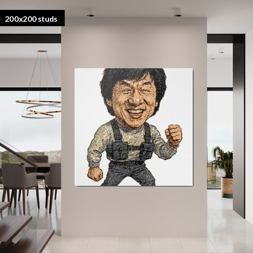 200*200studs, 160*160cm, 63*63inch