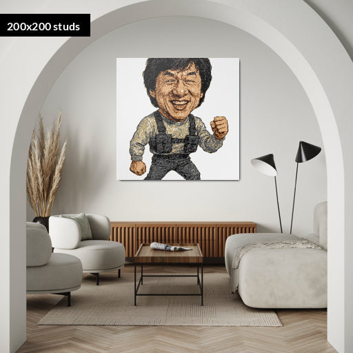 200*200studs, 160*160cm, 63*63inch