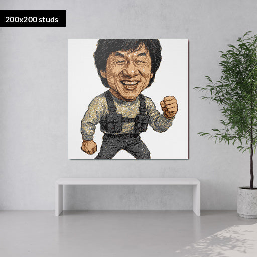 200*200studs, 160*160cm, 63*63inch