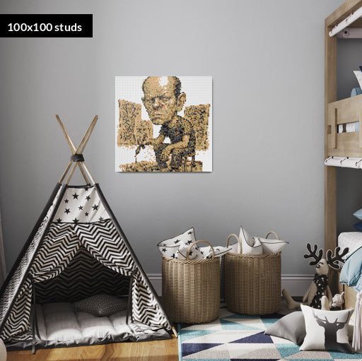 100*100studs, 80*80cm, 31,5*31,5inch