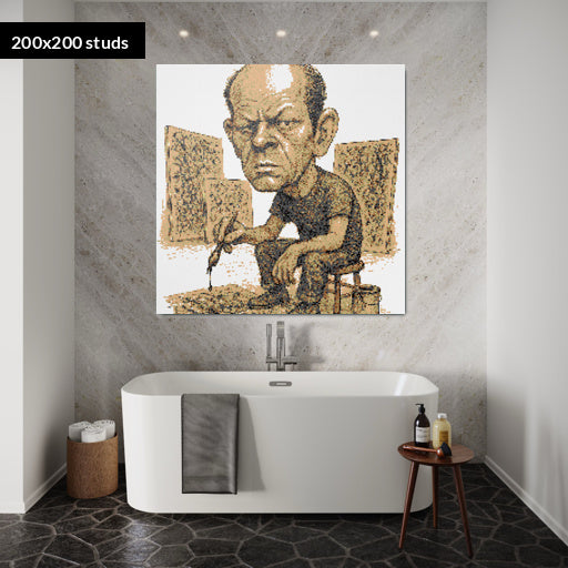 200*200studs, 160*160cm, 63*63inch