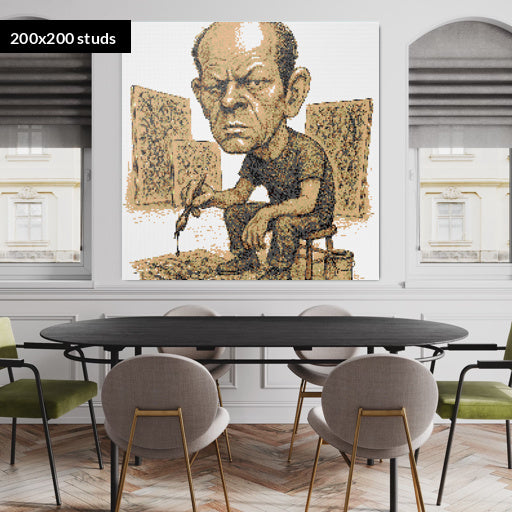 200*200studs, 160*160cm, 63*63inch