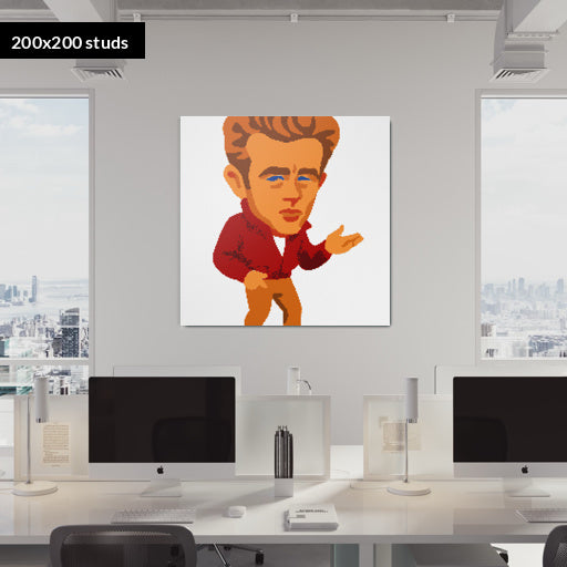 200*200studs, 160*160cm, 63*63inch