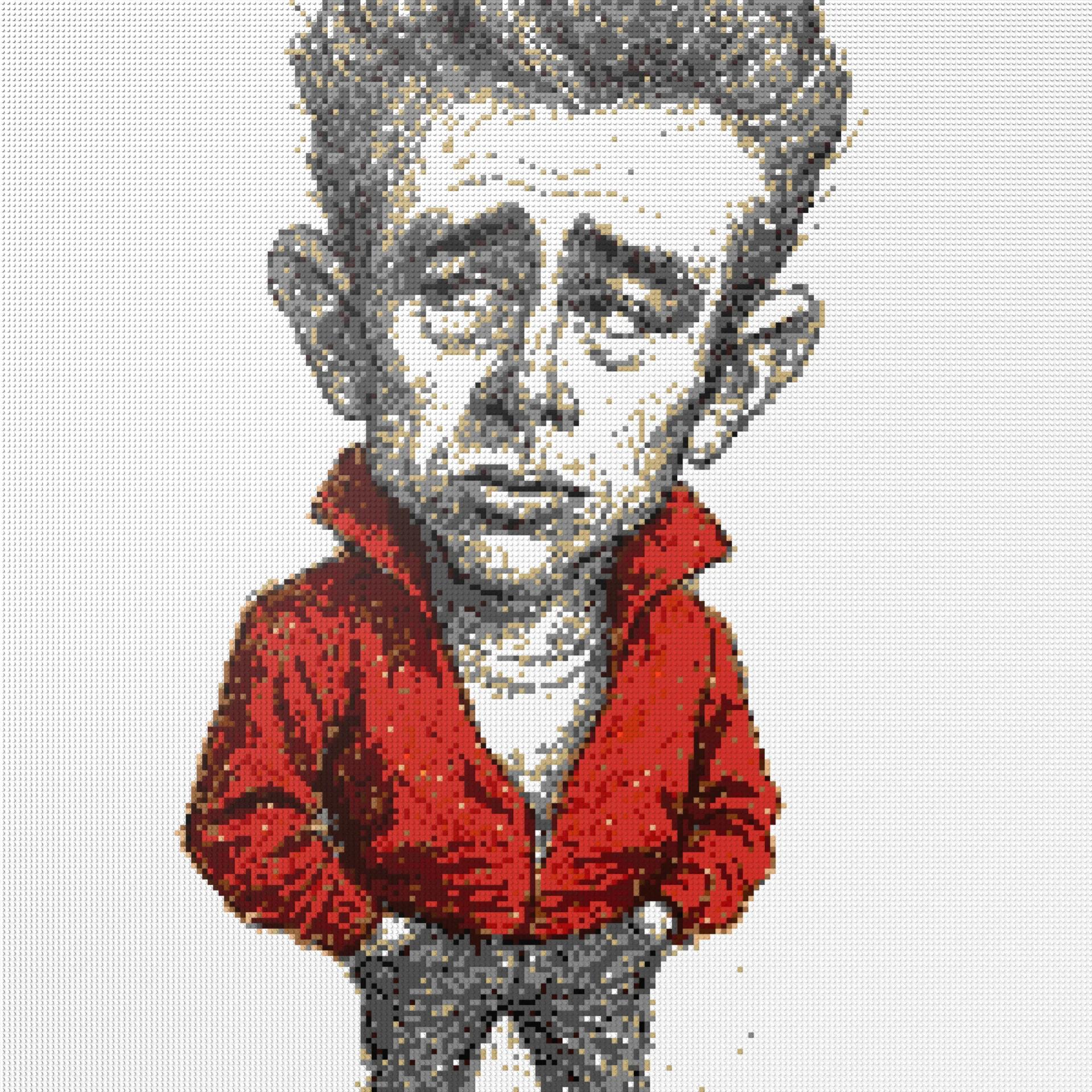 200*200studs, 160*160cm, 63*63inch