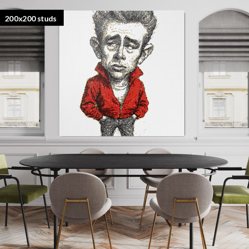 200*200studs, 160*160cm, 63*63inch