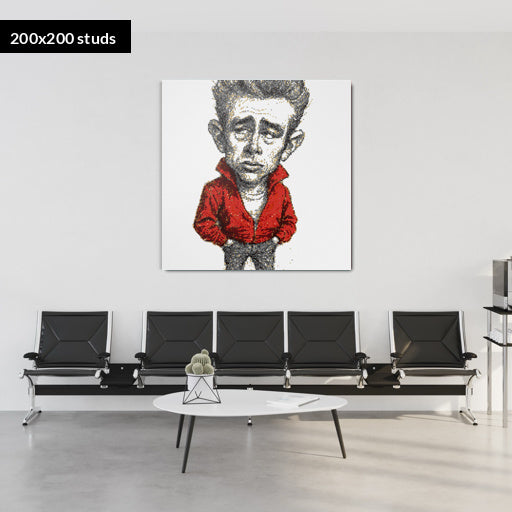 200*200studs, 160*160cm, 63*63inch