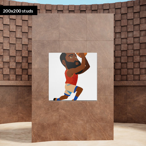 200*200studs, 160*160cm, 63*63inch