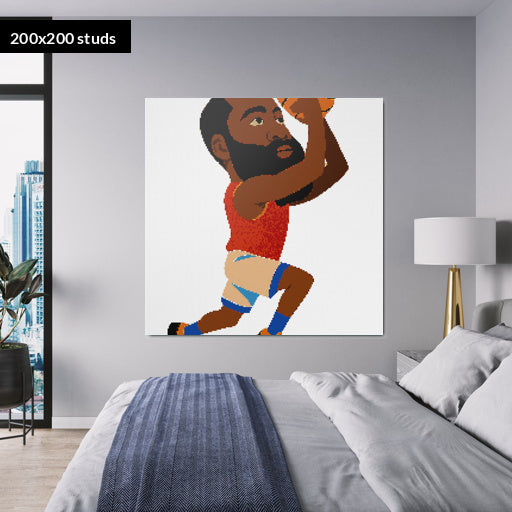 200*200studs, 160*160cm, 63*63inch