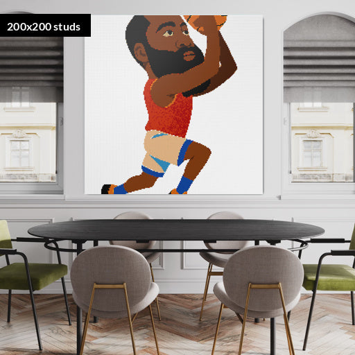 200*200studs, 160*160cm, 63*63inch