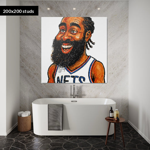 200*200studs, 160*160cm, 63*63inch