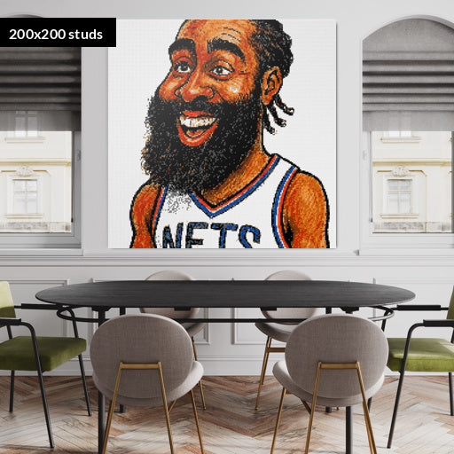 200*200studs, 160*160cm, 63*63inch