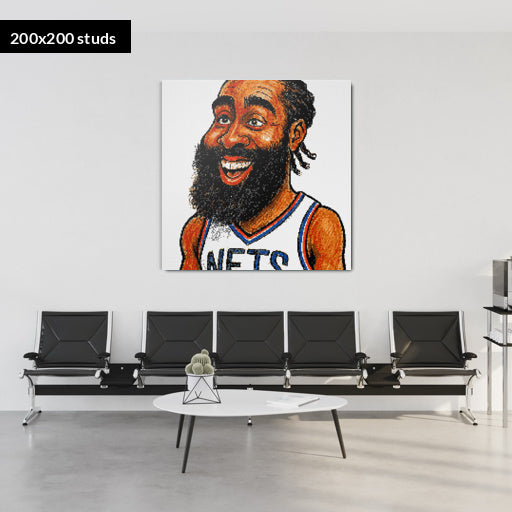 200*200studs, 160*160cm, 63*63inch