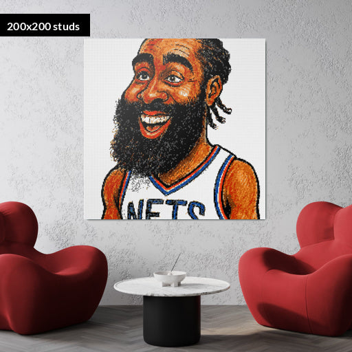 200*200studs, 160*160cm, 63*63inch