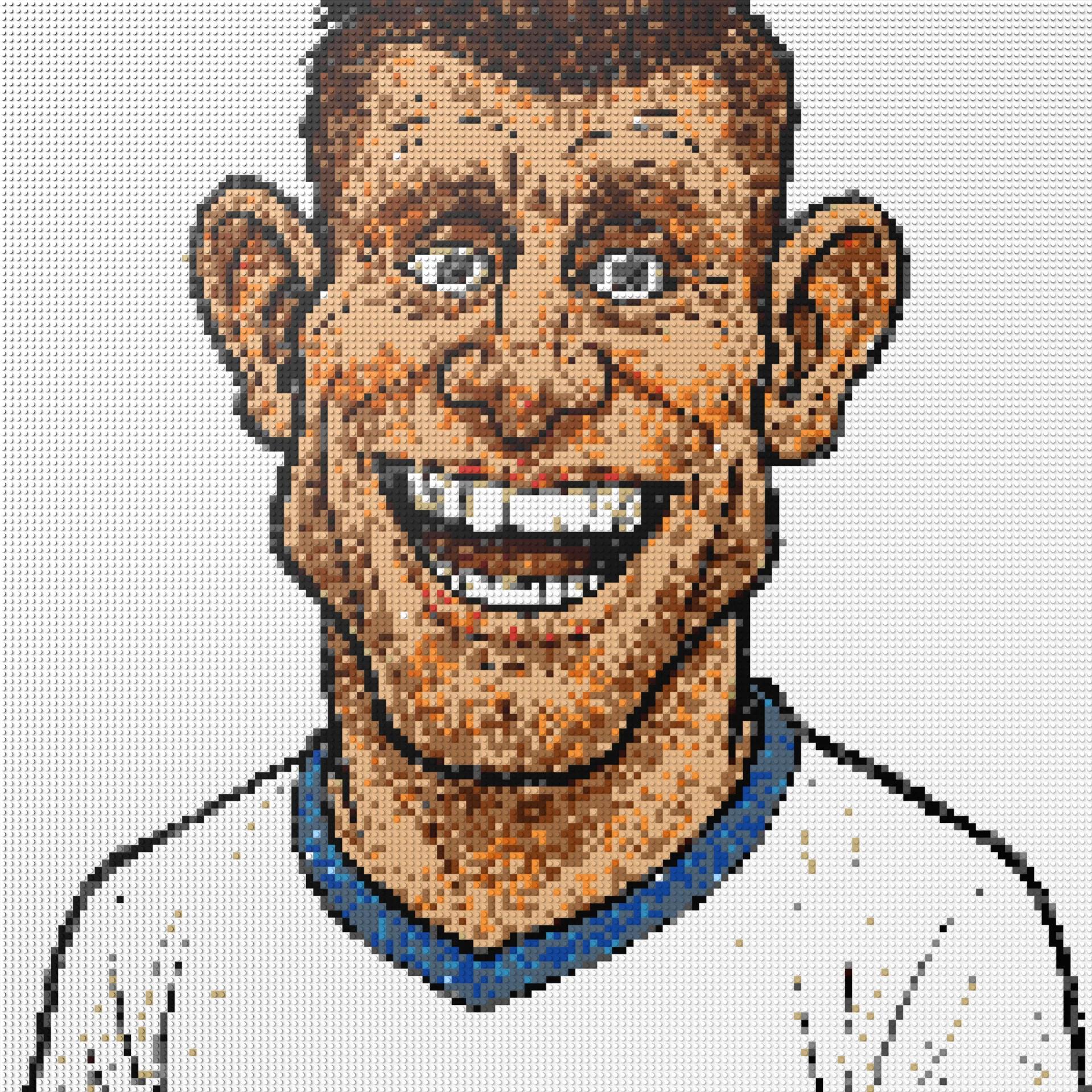 150*150studs, 120*120cm, 47,25*47,25inch