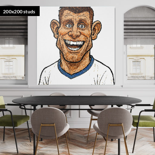 200*200studs, 160*160cm, 63*63inch