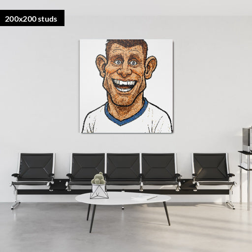 200*200studs, 160*160cm, 63*63inch