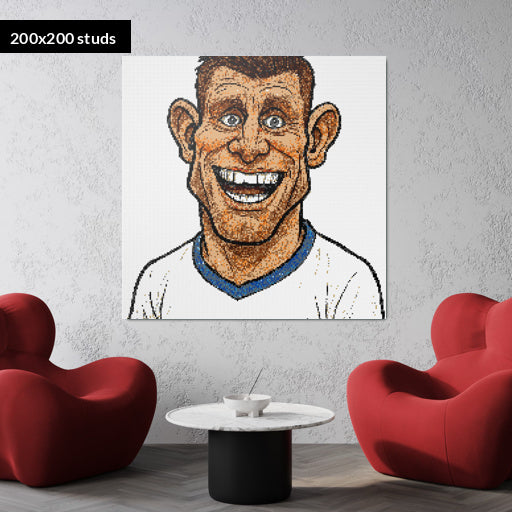 200*200studs, 160*160cm, 63*63inch