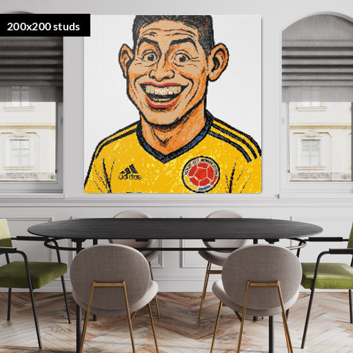 200*200studs, 160*160cm, 63*63inch