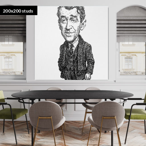 200*200studs, 160*160cm, 63*63inch