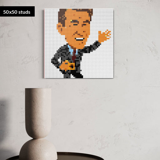 50*50studs, 40*40cm, 15,75*15,75inch
