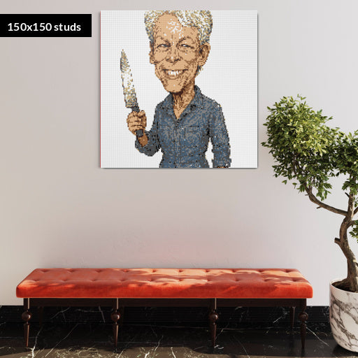 150*150studs, 120*120cm, 47,25*47,25inch