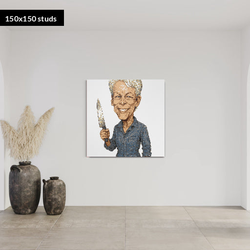 150*150studs, 120*120cm, 47,25*47,25inch