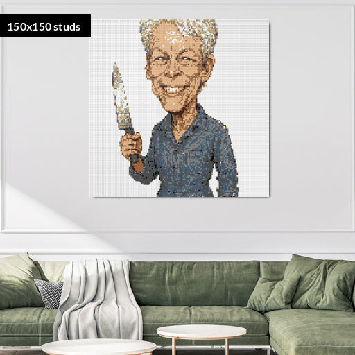 150*150studs, 120*120cm, 47,25*47,25inch