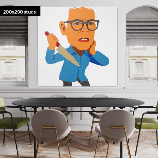 200*200studs, 160*160cm, 63*63inch