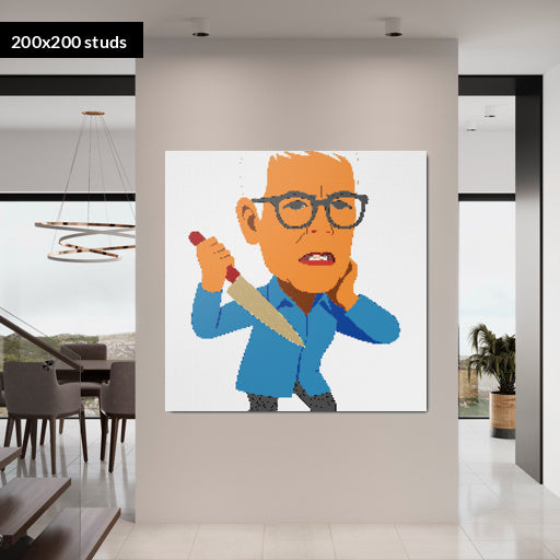 200*200studs, 160*160cm, 63*63inch